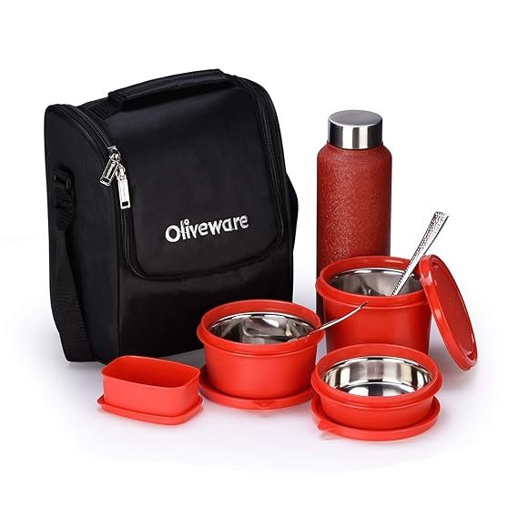 🎒 SOPL-OLIVEWARE Teso Pro Lunch Box: Stylish, Leak-Proof & Travel-Ready Meal Solution 🍱