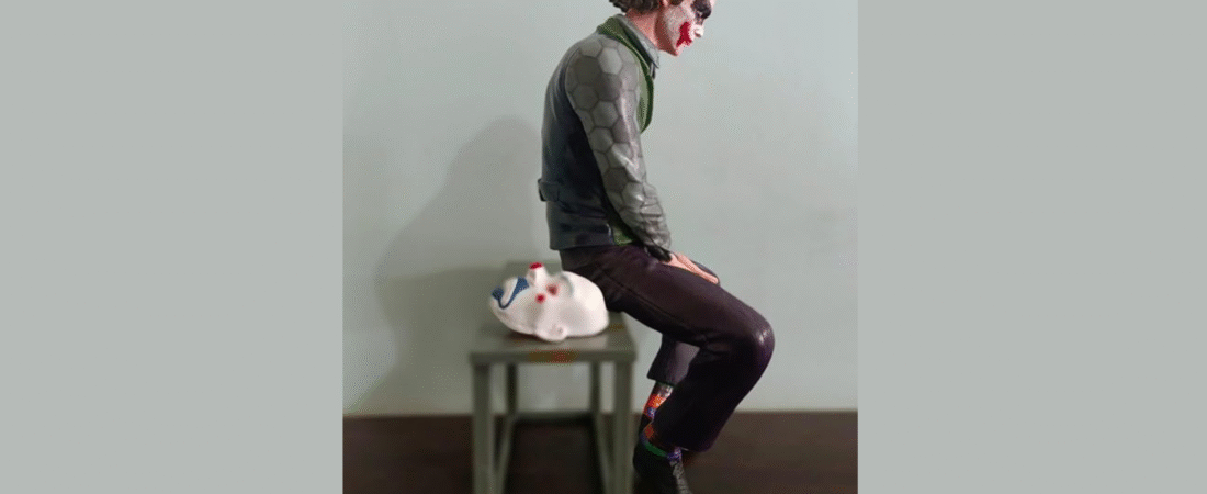 🚗😂 Turn Heads with the Hilarious Car Back Joker Sticker! 🃏